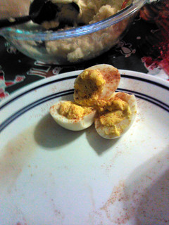 A picture of Deviled Eggs.