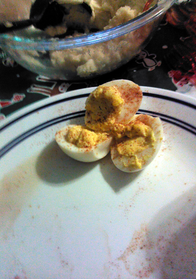 A picture of Deviled Eggs.