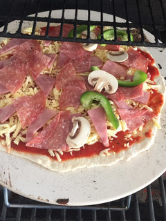 Una foto de Pizza Asada