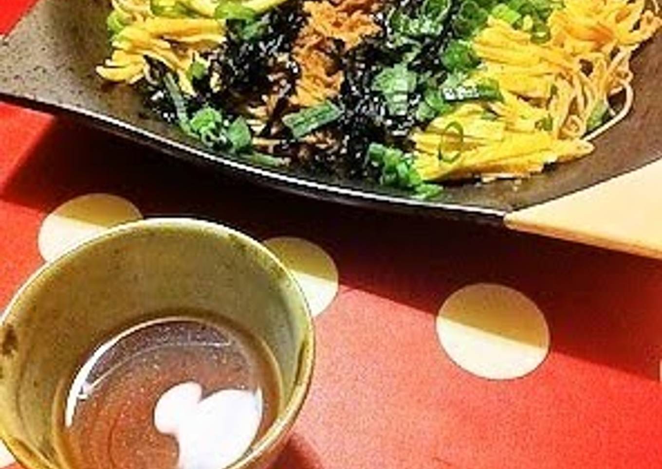 Light but Festive Kawara-Soba with Tuna