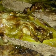 Sig's deliciously stuffed cabbage (vegetarian) A picture of Sig's deliciously stuffed cabbage (vegetarian).