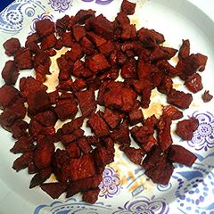 A picture of Chinese style roasted pork when you can't grill it out.