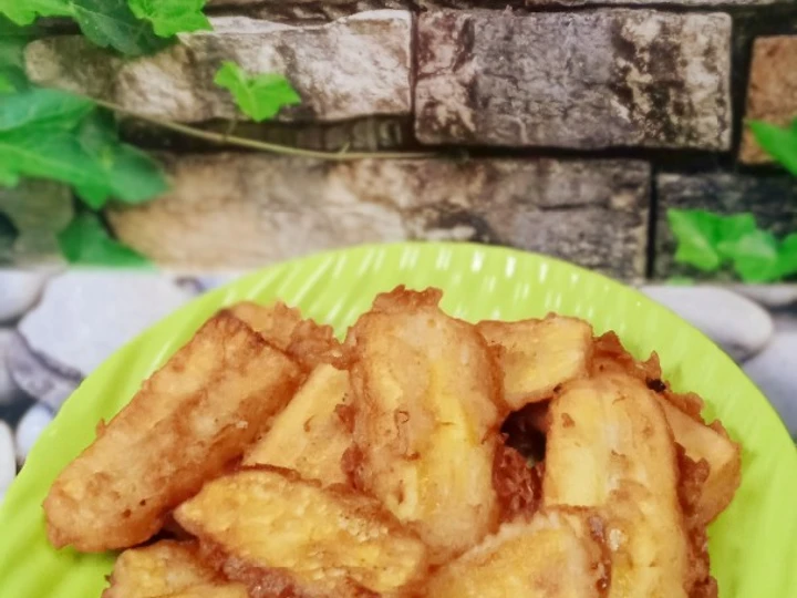 Cara Mudah Menyiapkan Resep Pisang goreng crispy yang  Bikin Ketagihan Anti Ribet, Bikin Ngiler
