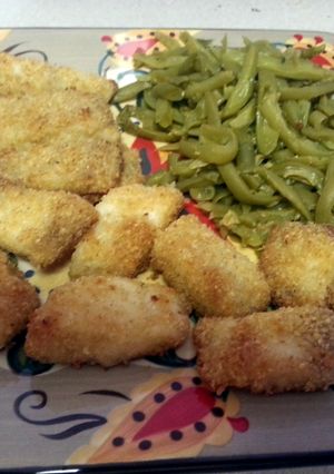 A picture of Garlic Parmesan Fish Fingers.
