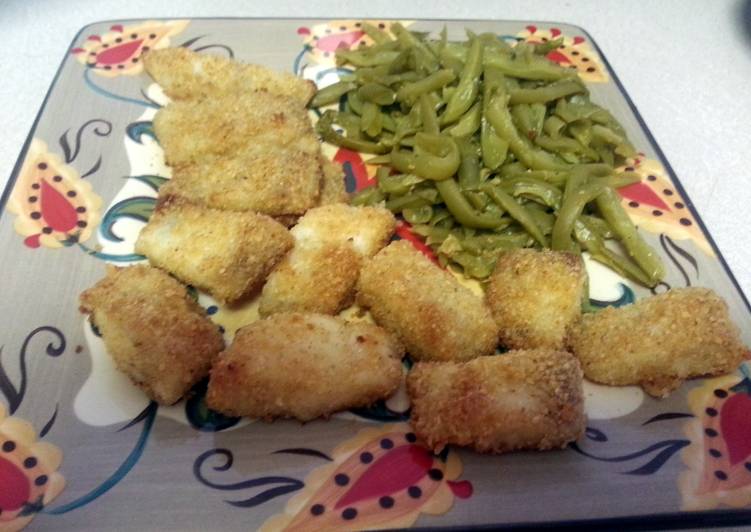 Steps to Prepare Homemade Garlic Parmesan Fish Fingers