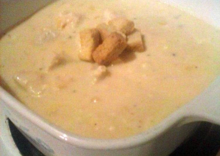 Step-by-Step Guide to Prepare Quick Brad&#39;s creamy cheesey chicken corn chowder