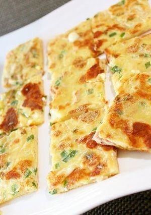 A picture of Made in a Frying Pan Crispy and Chewy Hirayachi (Okinawan Pancakes).