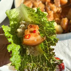 A picture of Braised Pork Belly w/ Quail Eggs.