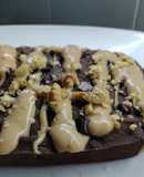 Brownie de manzana verde al microondas