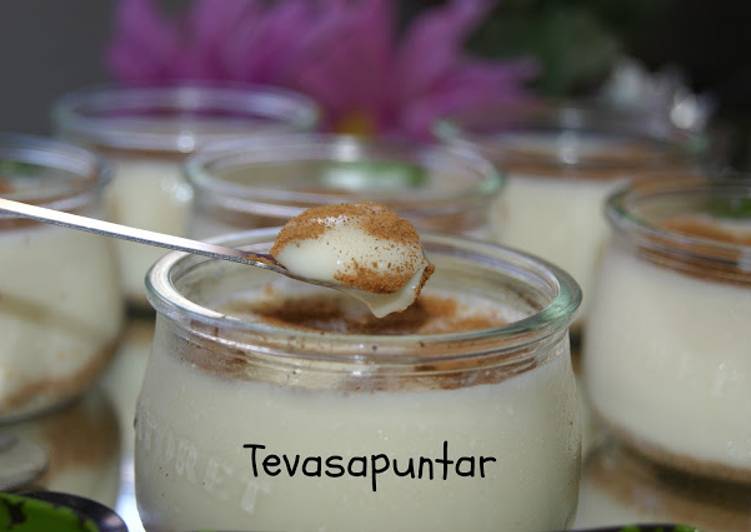 Natillas de leche merengada