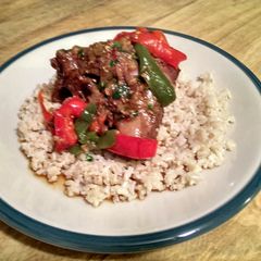 A picture of Braised lamb shanks.