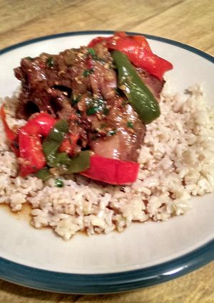 A picture of Braised lamb shanks.
