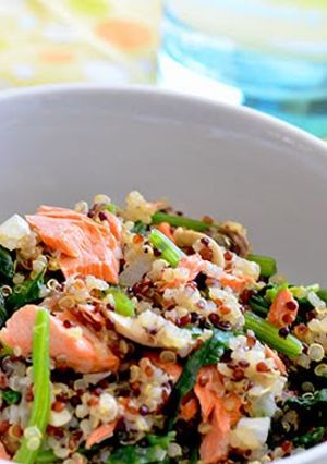 A picture of Salmon & Spinach Quinoa (Gluten-Free).