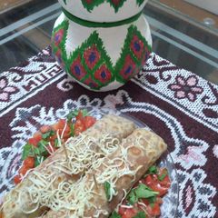 A picture of Veg Kathi Rolls.