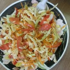 A picture of Coleslaw with a twist.