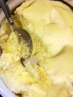 A picture of Cream cheese mashed potatoes.