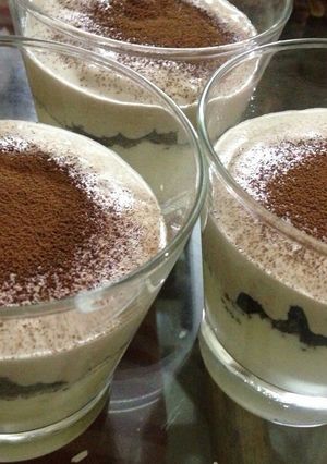 A picture of Instant Oreo Cream Tiramisu.