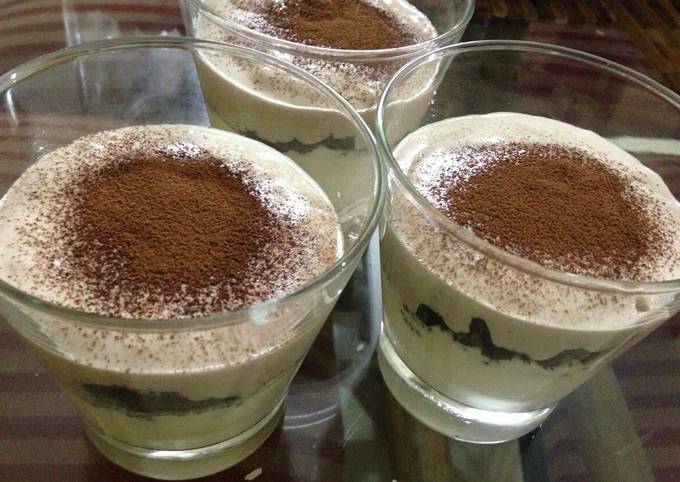 Step-by-Step Guide to Prepare Real Instant Oreo Cream Tiramisu for Diet Recipe