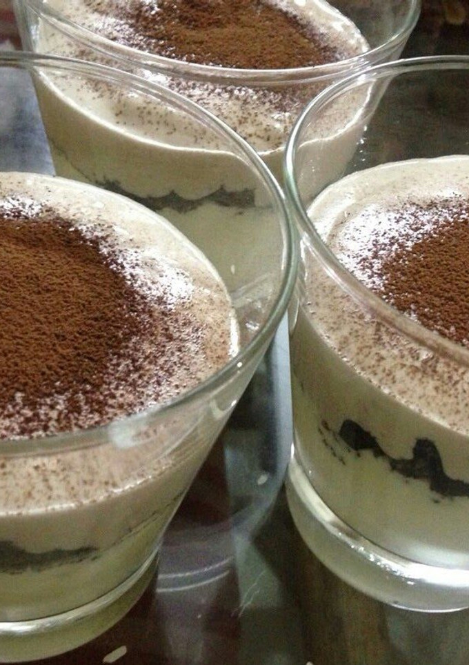 A picture of Instant Oreo Cream Tiramisu.