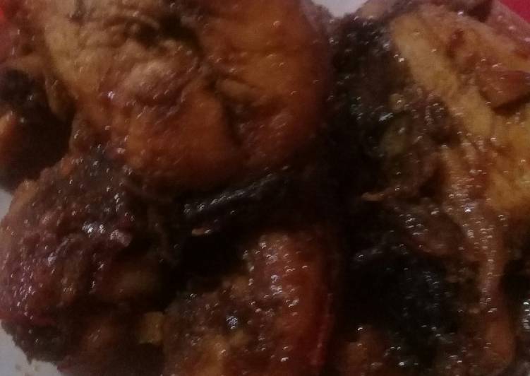 �?� Ayam kecap manis pedas