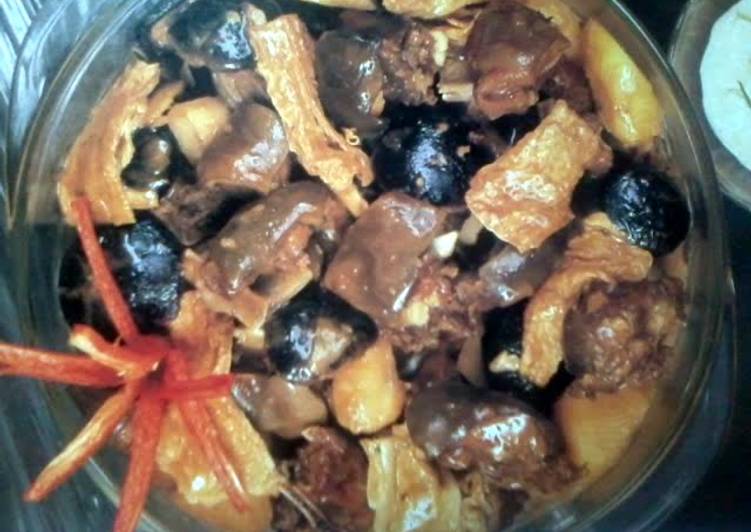 Recipe of Speedy Mutton Pot with Beancurd Sticks