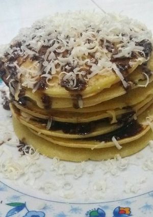 Foto resep Pancake coklat keju