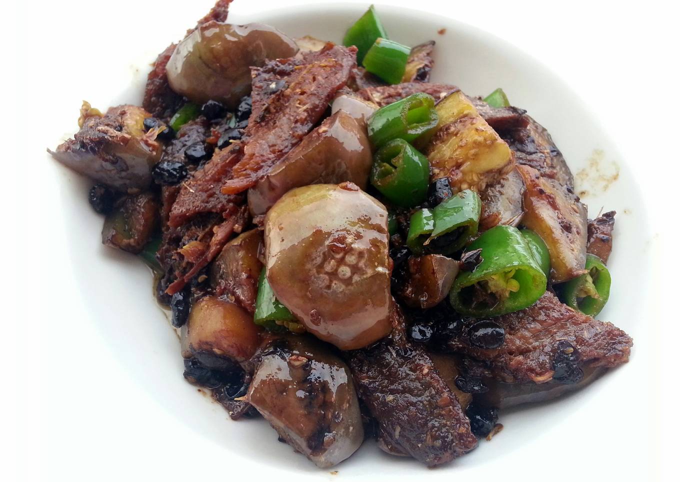 LG EGGPLANT AND FRIED DACE WITH SALTED BLACK BEAN<br />( FUSION CANNED  FOOD COMBO )