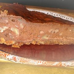 A picture of Failed Fudge Cheesecake.