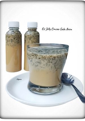 Foto resep Es Jelly Cincau Gula Aren