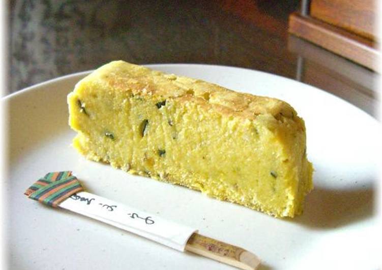 Recipe of Super Quick Easy to Cook using a Microwave Okara Kabocha Squash Cake