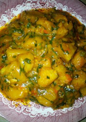 A picture of Sweet potage yam.