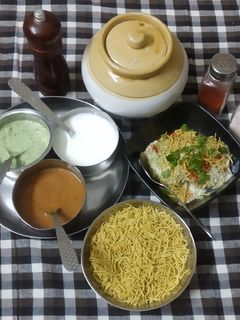ફરાળી ટીક્કી ચાટ રેસીપી મુખ્ય ફોટો