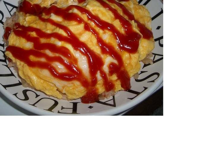 Rice Cooker Creamy Open Omurice