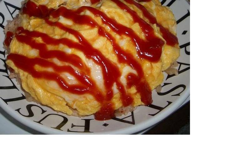 Recipe of Quick Rice Cooker Creamy Open Omurice