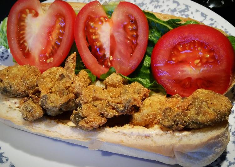 Recipe of Favorite Oysters Po Boy