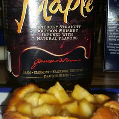 A picture of Mini Maple Whiskey Apple Pies.