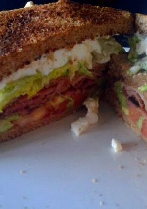 A picture of "T.A.B.L.E." Sandwich.