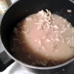 A picture of Two soup suprise.