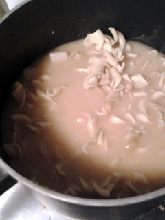 A picture of Two soup suprise.