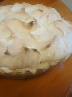 A picture of TL's Award Winning Deep Dish Lemon Meringue Pie.