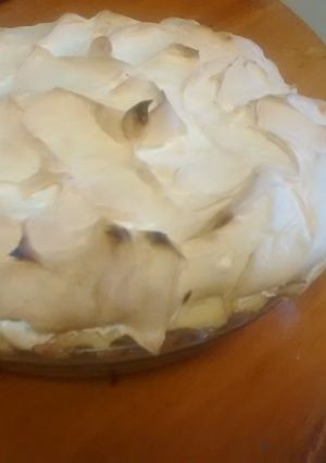 A picture of TL's Award Winning Deep Dish Lemon Meringue Pie.