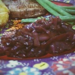 A picture of Rosemary Braised Red Cabbage.
