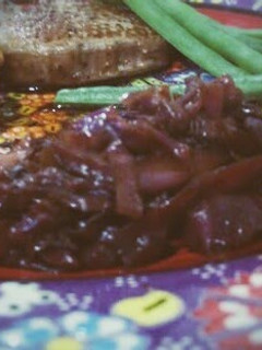 A picture of Rosemary Braised Red Cabbage.