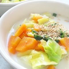 A picture of Mild Soy Milk Sesame Ramen.