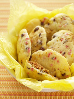 A picture of Colorful Microwaved Cookies.