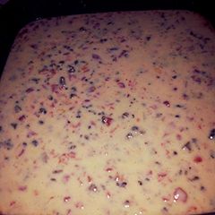 A picture of Creamy Rotel and Velveeta Dip.