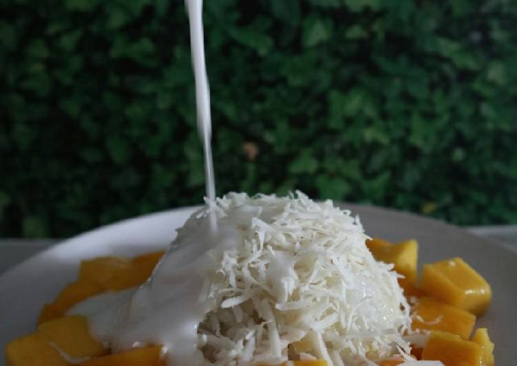 Cara olah Mango Sticky Rice , Lezat