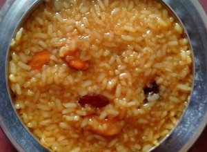 A picture of Sweet Pongal.