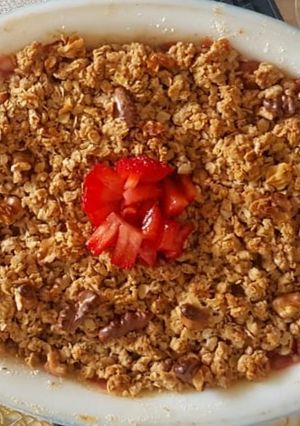 A picture of Strawberry Banana Crumble.