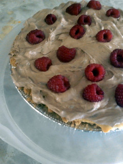 A picture of chocolate indulgence cheese cake.
